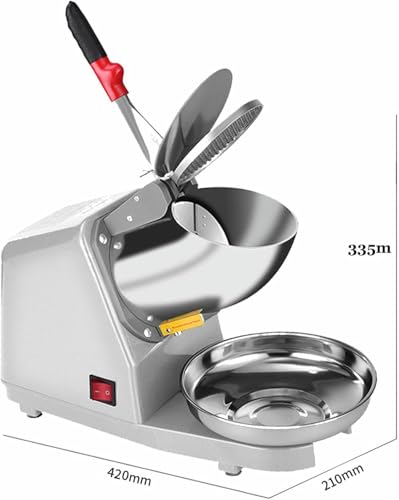 Machine de rasoir à glace électrique en acier inoxydable robuste 380 W - 6