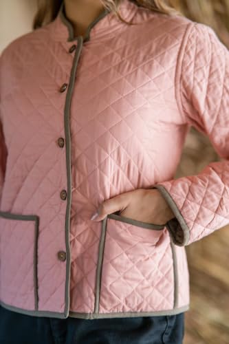 Image of Reversible Jacket for Women | Double Sided Quilted Jacket | Reversible Winter Jacket for Women | Stylish Ethnic Printed Jacket | Warm & Comfortable Casual Outerwear