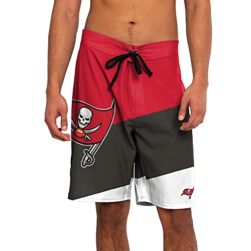 Image of FOCO Mens NFL Team Logo Color Dive Swim Boardshorts