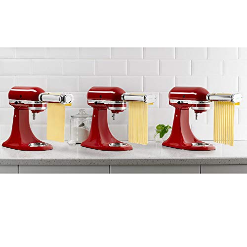 Set Pasta Roller para Stand Mixer KitchenAid KIN01CX Inox