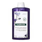 Klorane Plant-Based Purple Shampoo with Centaury, Brightens Blonde, Platinum, Silver, Gray or White Hair, Neutralizes Unwanted Yellow and Copper Tones, Paraben, Silicone and Sulfate Free, 13.5 fl.oz.