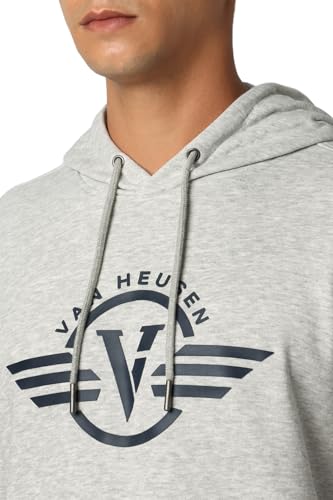 Image of Van Heusen Men Polycotton Hooded Neck Sweatshirt