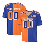 Trikot Personalisiert American Football Trikot Custom Maßgeschneiderte Herren-T-Shirts American Football Kostüm Damen Personalisiertes Trikot Damen Football Trikot Football