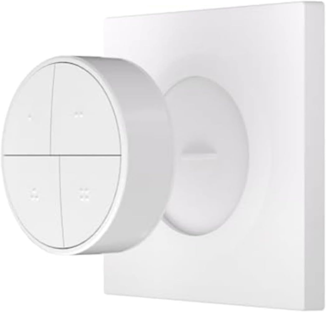 Bezprzewodowy przycisk Smart Scene 4 w 1, SNZB-01M, bezprzewodowy przycisk Smart Button, Home Automation Wall Mounted Remote Control Panel do Home Assistant, do Zigbee2MQTT, biały