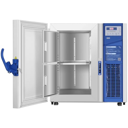 Across International Ultra Low Temperature Freezer 4 Cu Ft /100L -86°C, Lab Freezer, Laboratory Sample Storage,Lab Refrigerators, UL certified 110V Stackable, with lock, 2 year full service