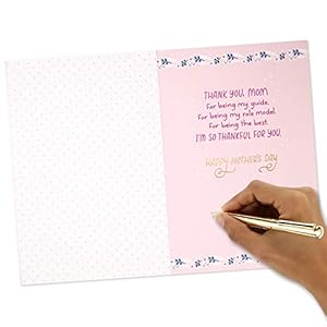 Hallmark Mothers Day Card from Son or Daughter Thank You Mom