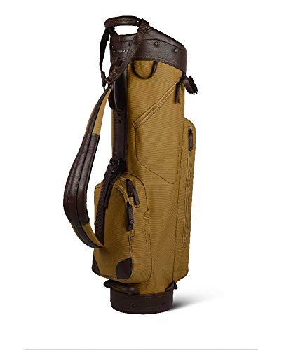Sun MountainGolf 2019 Canvas/Leather Cart Bag Clay-Brown