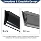 Hihaha Seitenfensterabweiser für Lexus NX250 NX350 NX350h NX450h+ 2022-2024 Seitliche Fensterlüftungsschirme Regenschutz Sonnenschirme Windabweiser Fensterschattierungen