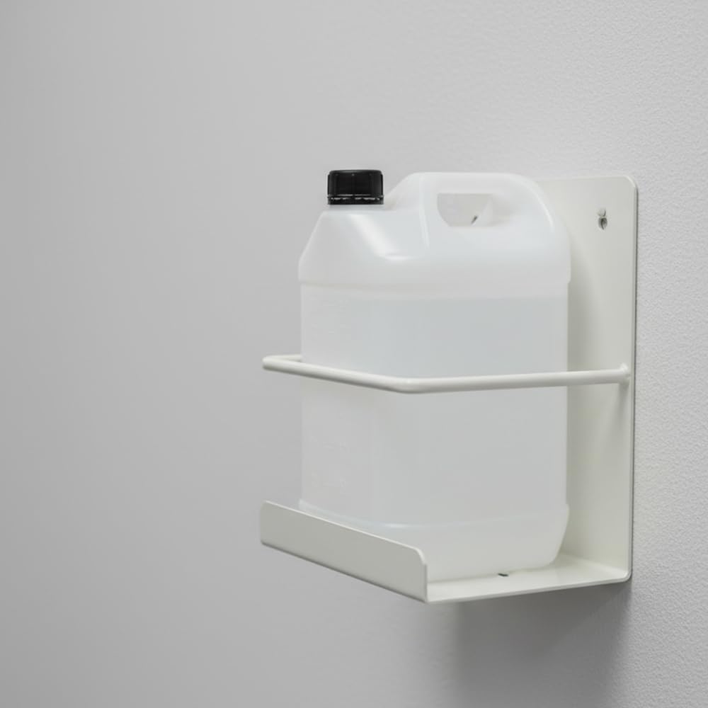 Suinga Bidon Condensador para Aire Acondicionado 5 litros + Soporte | Garrafa de Plastico Alimentario, con Asa y Tapon | Bidon Multiusos para Almacenaje, Transporte y Liquidos