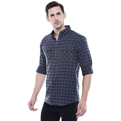 Dennis Lingo Men's Cotton Slim Fit Shirt