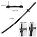 Sonwyoung 2 Pcs Katana Sword Polypropylene with Display Stand 41 inch Training Sword Katana Practice Display for Decoration Cosplay Gifts