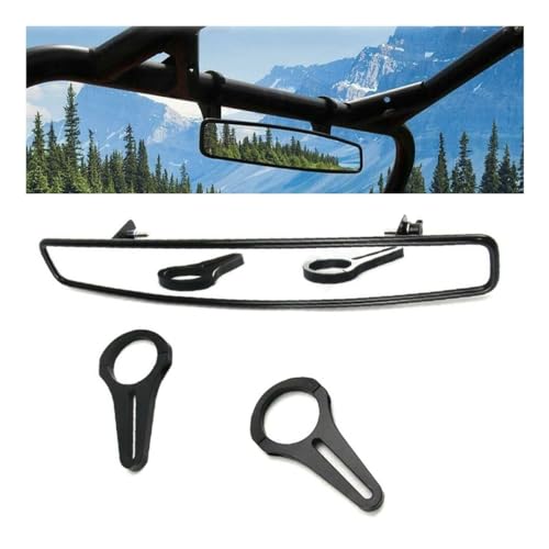 Retrovisor para ATV y UTV con abrazadera fija para mantener el control total en el XP9 3