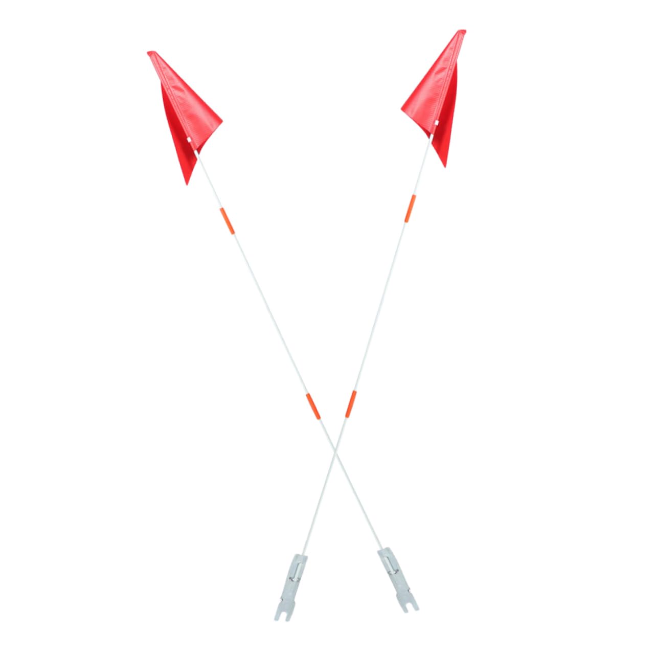 Happyyami 6stücke Fahrrad Sicherheitsflagge Mit Fiberglas-Stange Tragbare Warnflagge Für Kinderfahrräder Leuchtende Dreiecksflagge Für Sichtbarkeit Und Schutz Im Straßenverkehr