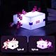 OVLENG 3D Axolotl Lampe Carft - Fünf Farbmodi, Nachtlicht Lampe für Gaming-Schreibtisch oder Nachttisch, USB-C Betrieben