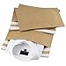 RUSPEPA Kraft Paper Poly Envelopes Mailer, Self Seal Shipping Bags, 100% Recyclable, Reusable Packaging Great Idea for T-shirt Clothing Shipping Bag - 25 Pack (Kraft, 11.5 x 15.5 inches)