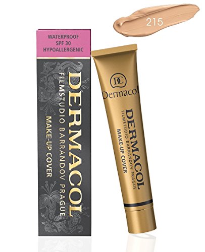 Dermacol Make - Up Cover Waterproof Hypoallergenic SPF 30#215 by Dermacol (Cover All Ance Scar and Tattoo)