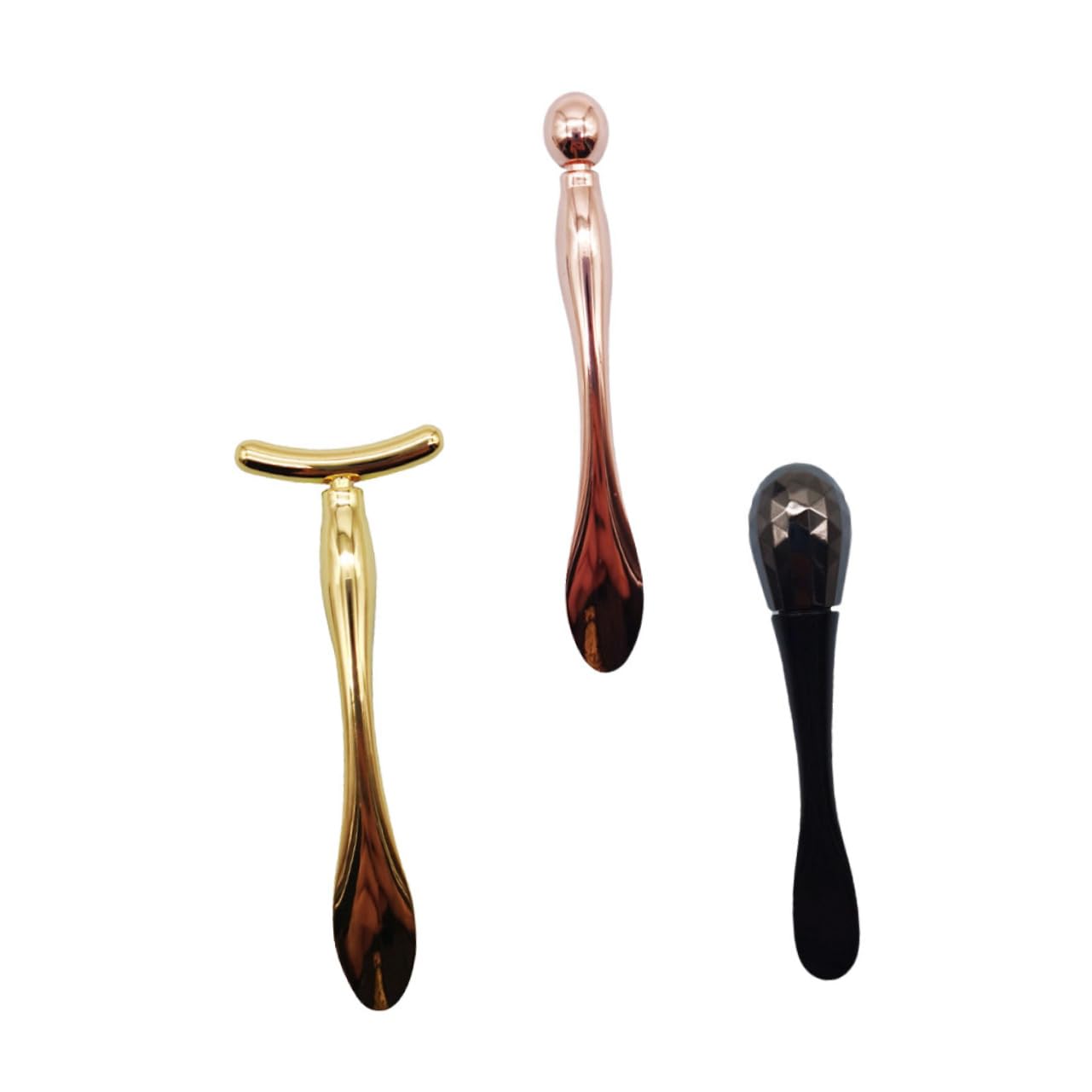 FOMIYES Portable Eye Massager Stick Face Spoons Beauty Tool for Cosmetics 3 Colors Random Color