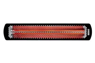 Bromic Tungsten Smart Heat 3000W Electric Patio Heater – Single Element Infrared, 220V-240V, Black Finish – BH0420031
