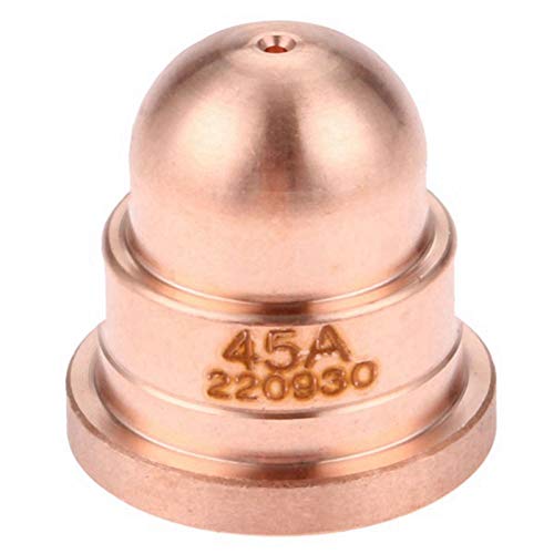 20 Pezzi Seria 45A Ugello 220930 Ugello per Torcia da Taglio Plasma Consumabili Processo di Taglio Fine Forniture di Saldatura e Brasatura