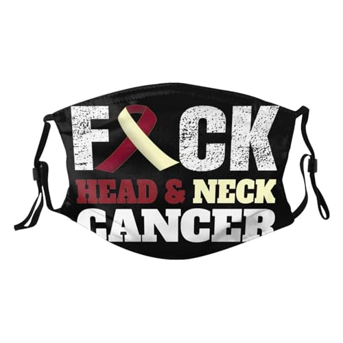 Fuck Head And Neck Cancer Adult Dust Mask Adjustable Dust Face with 2 Filter96