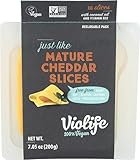 VIOLIFE Mature Cheddar Style Slices, 7.05 OZ