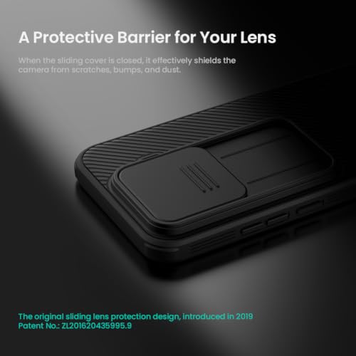 Image of CamShield Pro Back Cover Case for Xiaomi 17T, Slide Camera Lens Protection, Shockproof Hard PC + TPU Slim Anti-Fingerprint Scratch Resistant Mobile Phone Cover Made for Xiaomi 17T 5G (Black)
