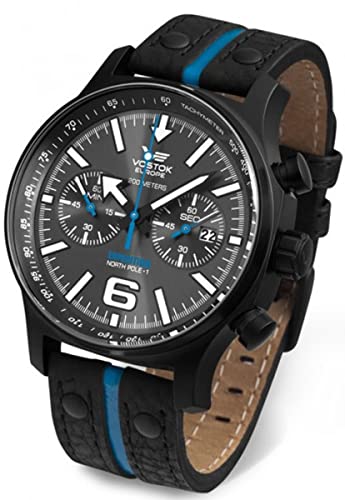Montre Vostok Europe 6S21-5954198 chronographe étanche avec bracelet robuste