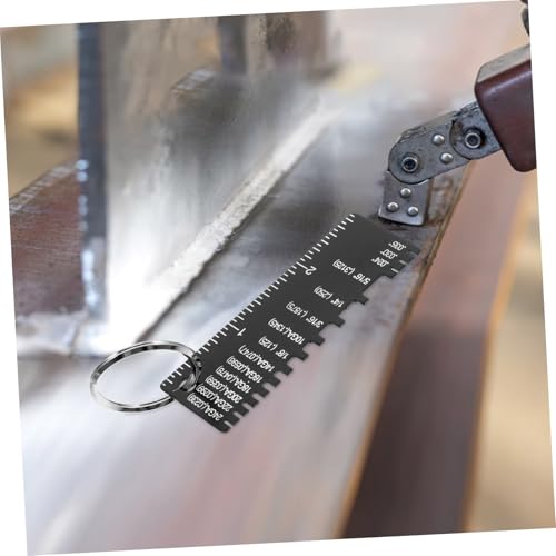 Herramienta de Medición de Precisión de Calibre de Inspección de Acero Inoxidable para Soldadura Medidor de Alambre de Doble Cara para Medición de Espesor de Metal miniatura 6