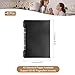 PATIKIL 12 Pack Binding Covers, A5(8.4x5.7 Inch) 22 Mil Plastic Notebook Covers Sheets with Binding Comb for Book Report Presentation, Black