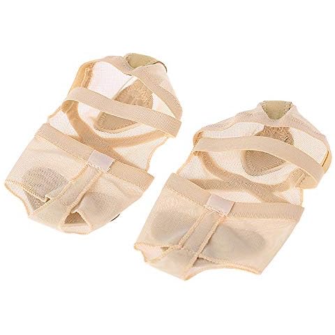 Womens Lyrical Dance Shoes Ballet Belly Dance Foot Undies Thongs Full Body Dance Paw Socks(Nude, X-Large) Cover