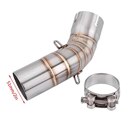 Nikou Auspuffmittelrohr - Motorrad volles Auspuffsystem-Mittelrohrglied verbinden für Kawasaki Z900 2017-2018