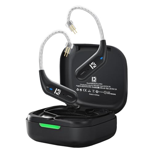 KBEAR BT15 PRO IEM Bluetooth Adapter 5.4 Bluetooth 5.4 TWS Module 2PIN Plug for Moondrop CHU II/Aria/Blessing KZ ZST/AS10 /ZST-X/ZSR/ES4/EDC for Truthear Hexa/Zero(2 PIN)