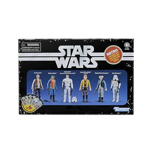 Hasbro Star Wars La colección Retro, Star Wars: Una Nueva Esperanza, Pack múltiple de 6 Figuras de acción de 9,5 cm | Ya disponible en tu tienda friki favorita! En mundofriki.es!