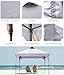 ABCCANOPY Outdoor Pop up Canopy Tent, 10x10 Instant Portable Canopy for Camping, Beach, Backyard,Gray