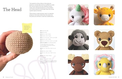 Amigurumi Friends: 20 Easy Patterns to Create 100+ Adorable Custom Crochet Critters - Explore Infinite Possibilities with Shapes, Colors, Details, and Yarns - Image 5