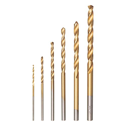 HPMAISON 60PCS HSS Shank Twist Drill Bit Set Titanium Coated 1/1.5/2/2.5/3/3.5mm High Speed Steel Twist Drill Bits Tools for Wood Plastic and Aluminum 6 HPMAISON 60PCS HSS Shank Twist Drill Bit Set Titanium Coated 1/1.5/2/2.5/3/3.5mm High Speed Steel Twist Drill Bits Tools for Wood Plastic and Aluminum - Image 6