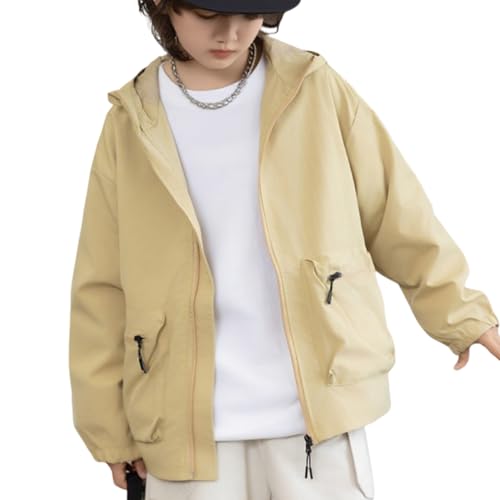 Kids Boys Girls Spring Coats Hoodie Jackets Autumn Windproof Clothes Outerwear