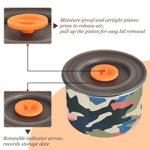 Contenedor de café acero inoxidable con diseño camuflaje miniatura 4