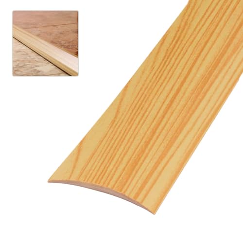 Amig - Tapajuntas para suelo - Adhesivo - Perfil de unión para suelos, parquet y tarima - Tira de transición - Color Pino - Medidas: 820 mm x 4mm x 0,5mm - Especial para suelos de madera