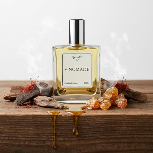 Image of V Nomade Luxury Men's Eau De Parfum | Amber Oud Smoky Scent | Strong & Long Lasting 50ml Perfume Spray for Gifting