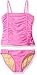 Jessica Simpson Big Girls' Striped Tankini Two Piece Swimsuit Set