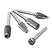 Gasea 5pcs Fresas Diamante, 1/4 pulgada de Fresa Metal Lápices Set Taladro...