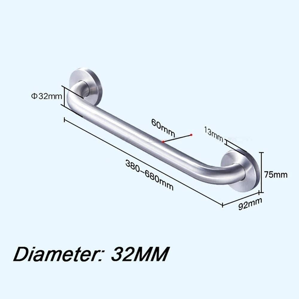 Grab Bars Handicap Grab Bars, Poręcz bezpieczeństwa Łazienka i wanna antypoślizgowa pomoc szyna dla osób starszych i dorosłych uchwyt do prysznica akcesoria łazienkowe, Sier, 88 cm