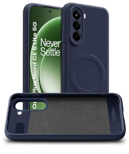 Image of WOW IMAGINE Back Case Cover for 1+ OnePlus Nord CE 6 Lite 5G | Soft Matte Silicone Case| Slim Fit & Shockproof | Camera Protection Bumper Cover (Blue)