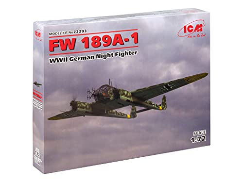 Maquette FW 189A-1 ICM 72293 avion militaire Luftwaffe echelle 1/72