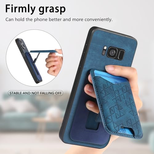 Étui portefeuille de précision pour S8 Plus avec vitre de protection premium
