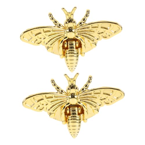 Veemoon Serrure de Sac à Main Abeille de Claps Métalliques pour Sacs Accessoires de Bricolage Élégants et Pratiques pour