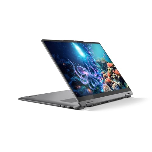 Lenovo Yoga 7 2-in-1 Gen 10 – Ordenador Portátil IA Convertible Táctil 14" OLED (Intel Core Ultra 5 226V, 16 GB RAM, 512 TB SSD, Wi-Fi 7, Win 11 Home, Copilot+ PC) Teclado QWERTY Español - Gris - imagen 3