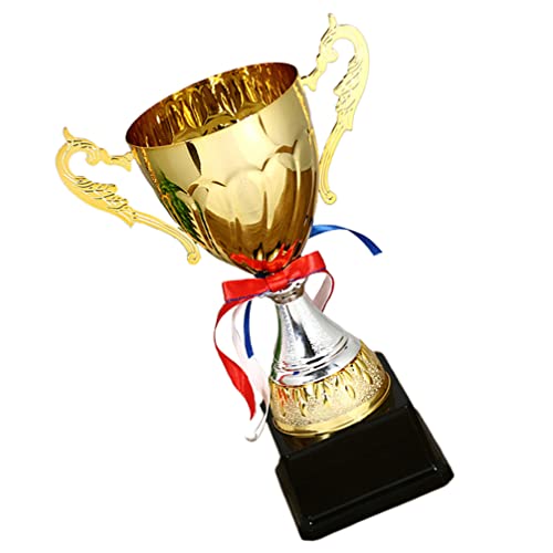 NUOBESTY Prêmio de Ouro da Trophy Cup para Competições Esportivas Metal Gold Trophy Cups Party Award