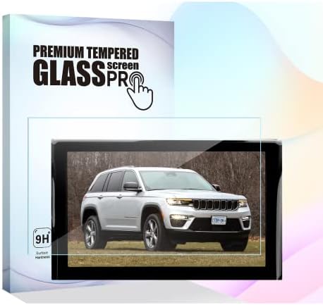 Tempered Glass Screen Protector For 2019-2023 Jeep Cherokee Uconnect 8.4" Touchscreen